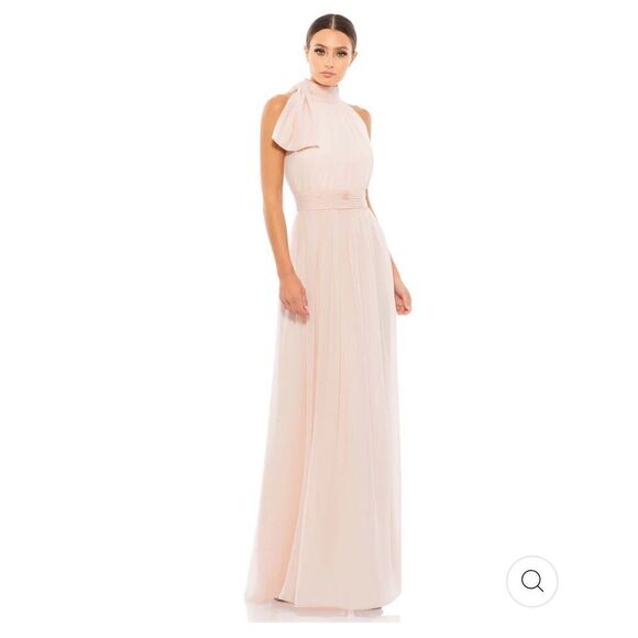 Mac Duggal Elegant Blush Pink Gown